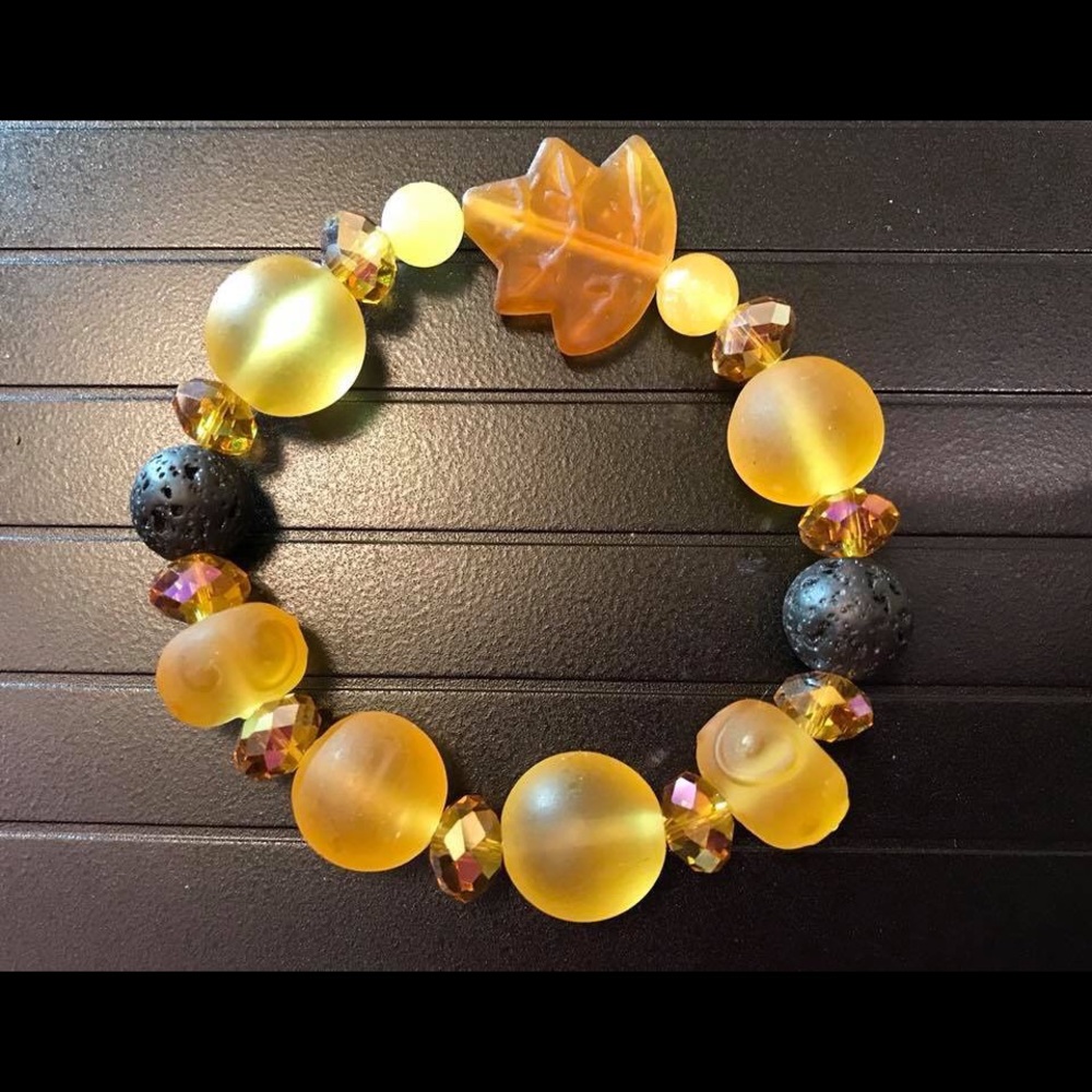 Diffuser bracelet , autumn series